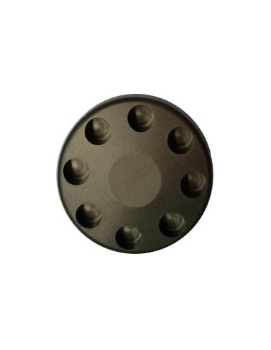 Reservoir End Cap: Nitrogen Valve Cap (1.834 Bore, 1.200 OD, .600 TLG) Al 6061,0