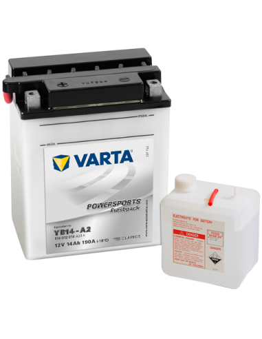 Varta 12V/14Ah moto (YB14-A2)  Freshpack0