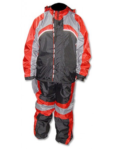 Access Rain Suit black/red0