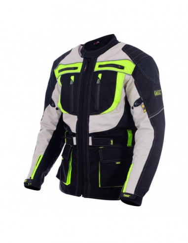 DAX ENDURO Black jacket, MaxDura/Dublan with protectors0