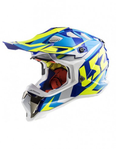 LS2 MX470 SUBVERTER NIMBLE WHITE BLUE H-V YELLOW0