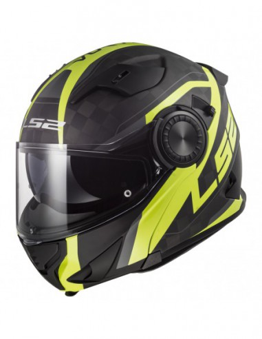 LS2 FF313 VORTEX FRAME CARBON HI VIS YELLOW0