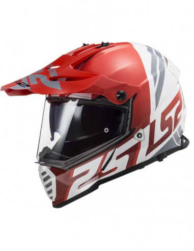 LS2 MX436 PIONEER EVO EVOLVE RED WHITE0