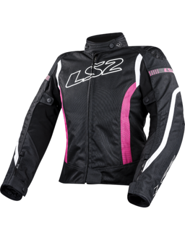 LS2 GATE LADY JACKET BLACK PINK0