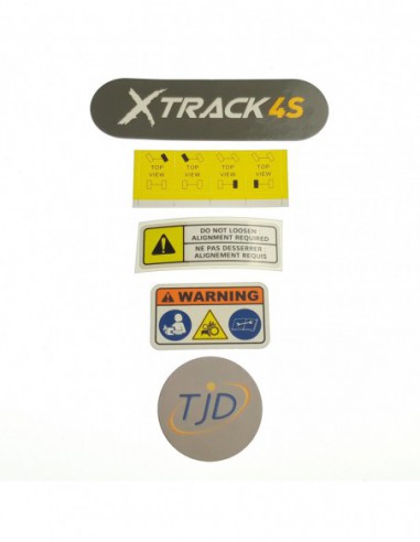 S-Kit, Decals TJD XTRACK 4S - 1 track0