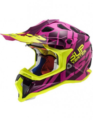 LS2 MX470 SUBVERTER TROOP MATT PINK H-V YELLOW0