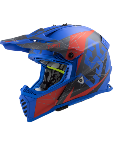 LS2 MX437 FAST EVO ALPHA MATT BLUE0