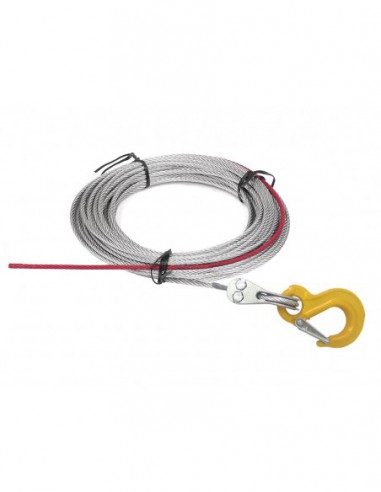 Wire rope with stopper & hook0
