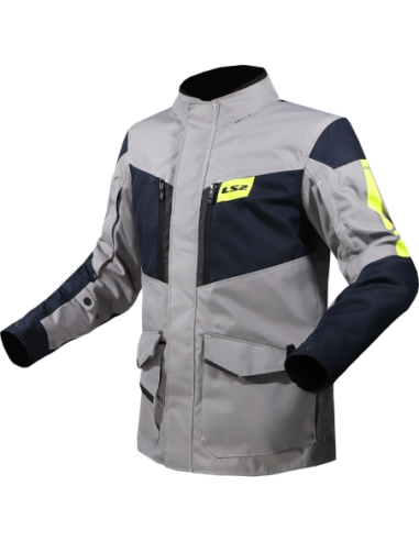 LS2 METROPOLIS EVO MAN JACKET TITANIUM YELLOW0