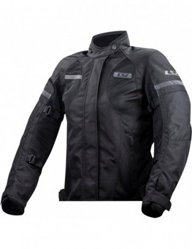 LS2 DART LADY JACKET BLACK0