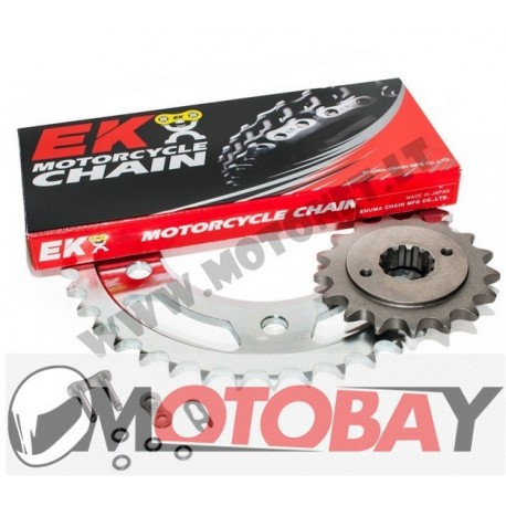 100YAM012M - Chain kit with Motocross racing chain 12/48T