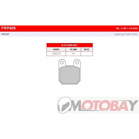 FDB625AG FERODO Motociklinės stabdžių kaladėlės