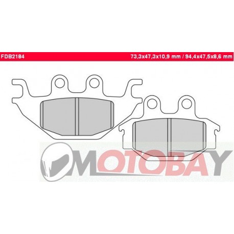 FDB2156P FERODO Motociklinės stabdžių kaladėlės