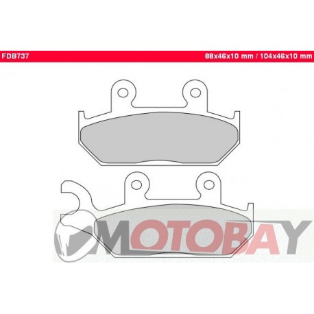 FDB2113P FERODO Motociklinės stabdžių kaladėlės