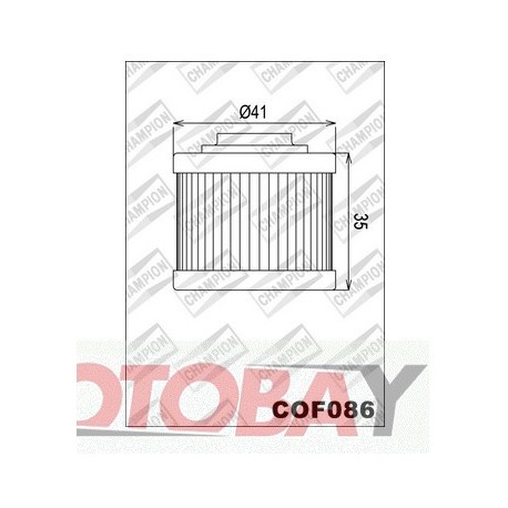 COF451 CHAMPION Motociklo alyvos filtras