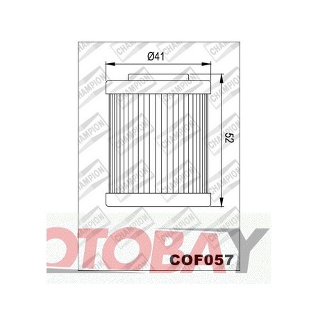 COF047 CHAMPION Motociklo alyvos filtras