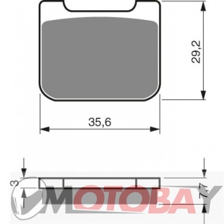 174 AD GOLDFREN brake pads