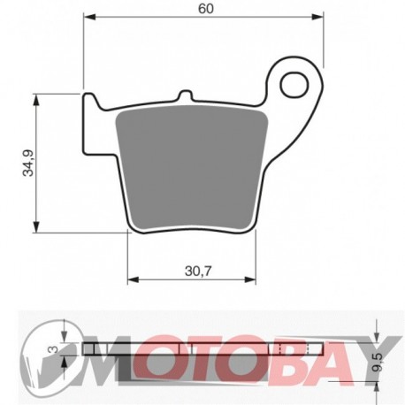 175 AD GOLDFREN brake pads