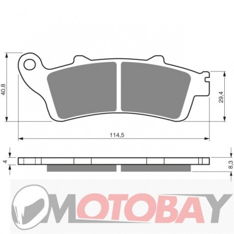 177 AD GOLDFREN brake pads