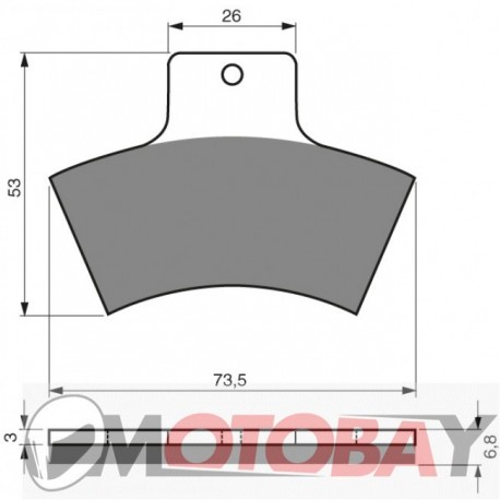 178 AD GOLDFREN brake pads