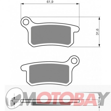 184 AD GOLDFREN brake pads