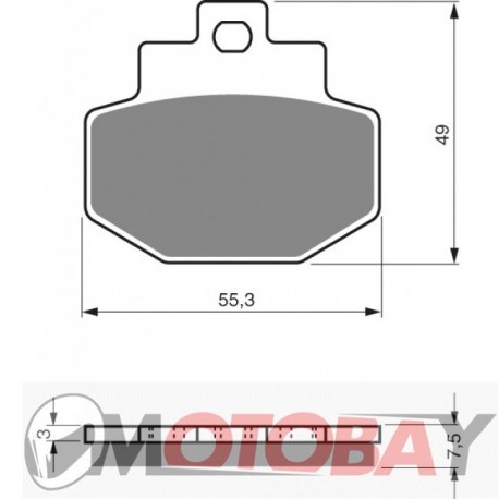 185 AD GOLDFREN brake pads