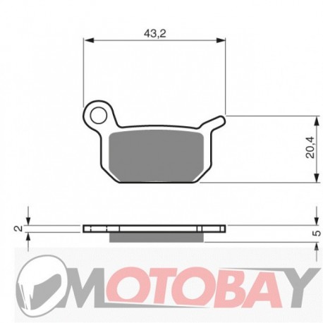 188 AD GOLDFREN brake pads