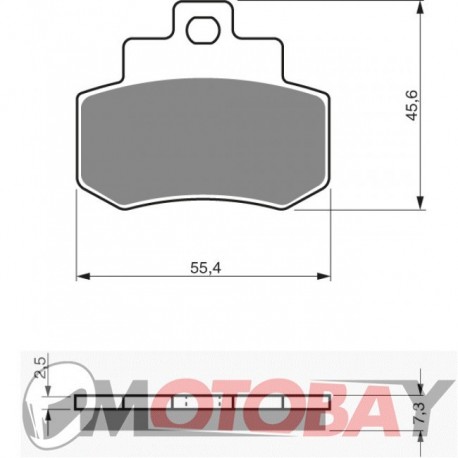 190 AD GOLDFREN brake pads