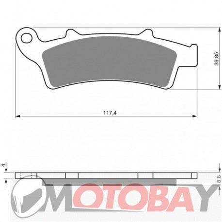 192 AD GOLDFREN brake pads