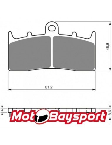 193 AD GOLDFREN brake pads