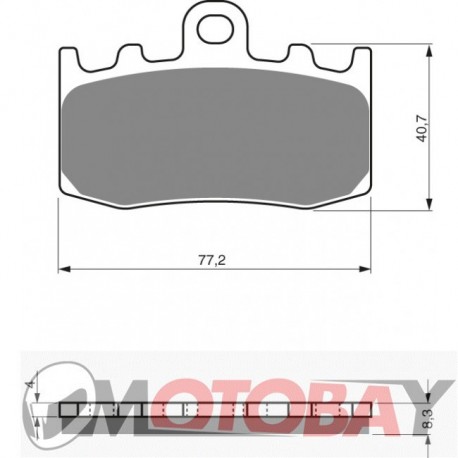 194 AD GOLDFREN brake pads