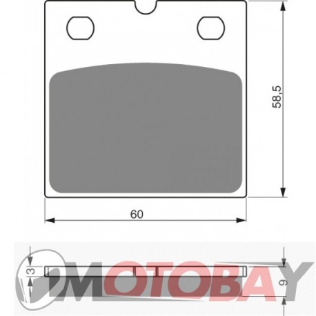 196 AD GOLDFREN brake pads