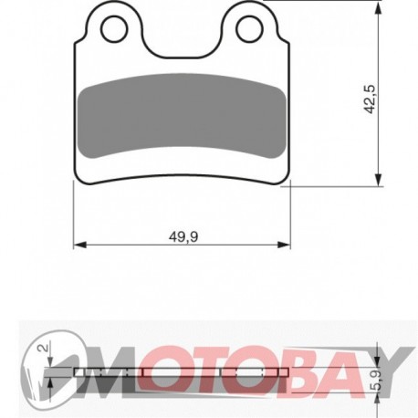 197 AD GOLDFREN brake pads