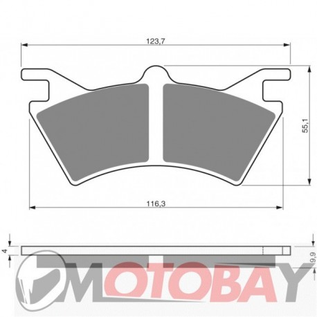 207 AD GOLDFREN brake pads