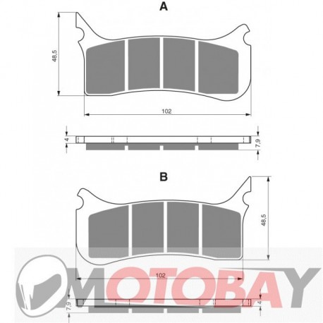 211 AD GOLDFREN brake pads