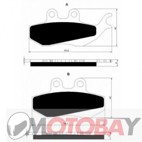 214 AD GOLDFREN brake pads