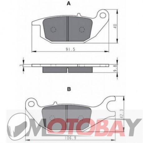 219 AD GOLDFREN brake pads