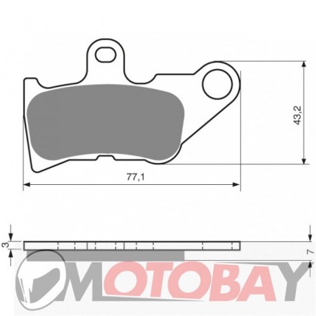 223 AD GOLDFREN brake pads