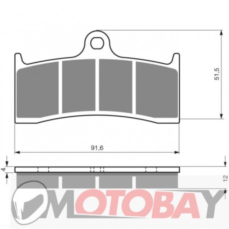 224 AD GOLDFREN brake pads