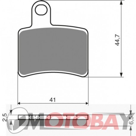 227 AD GOLDFREN brake pads