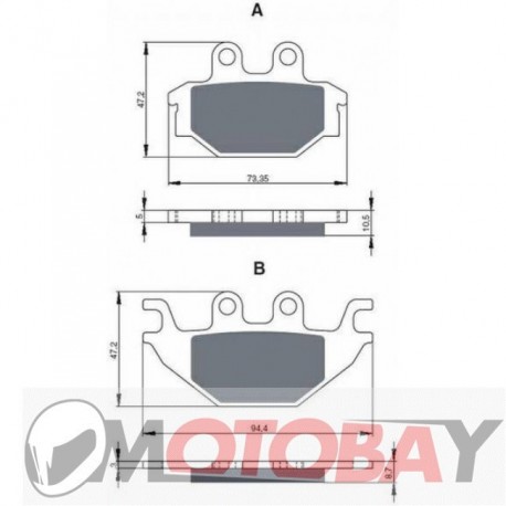 229 AD GOLDFREN brake pads