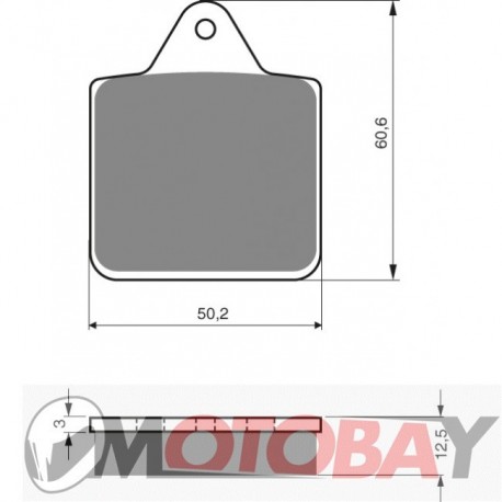 235 AD GOLDFREN brake pads