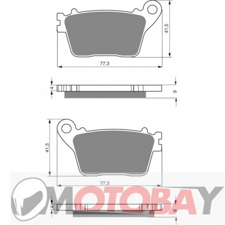 241 AD GOLDFREN brake pads