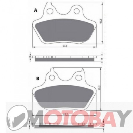 243 AD GOLDFREN brake pads