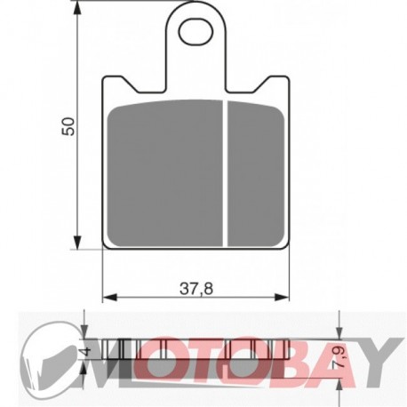 248 AD GOLDFREN brake pads