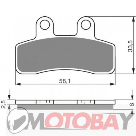 249 AD GOLDFREN brake pads