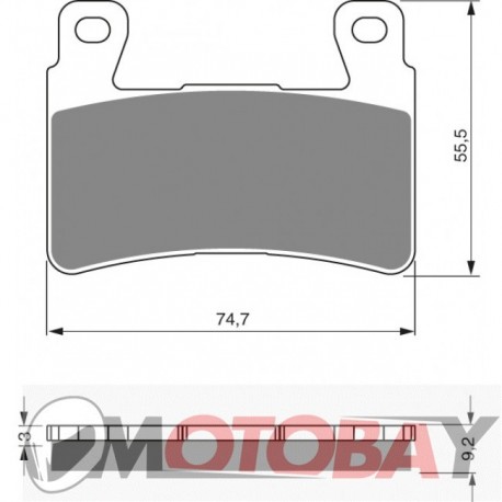 278 AD GOLDFREN brake pads