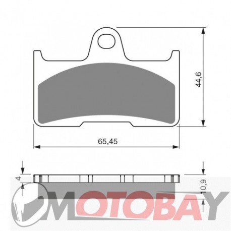 279 AD GOLDFREN brake pads