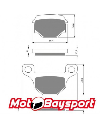 282 AD GOLDFREN brake pads