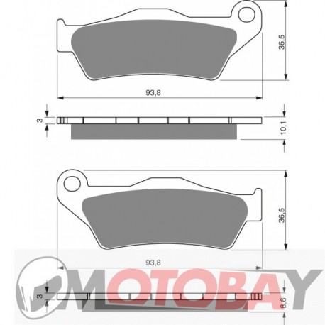 291 AD GOLDFREN brake pads